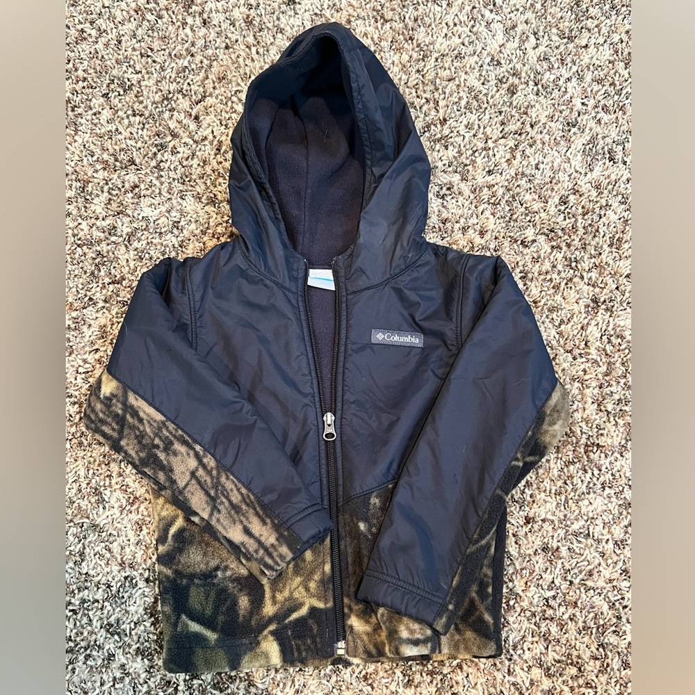 Columbia fleece lined light jacket 4T